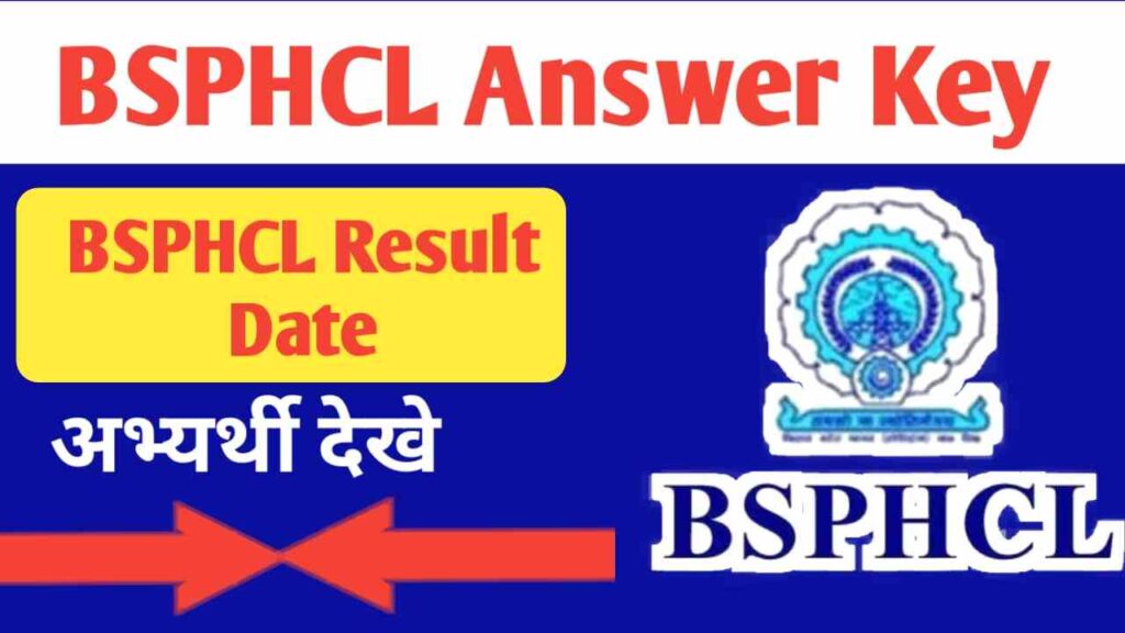 BSPHCL Technician Grade 3 Answer Key 2025
