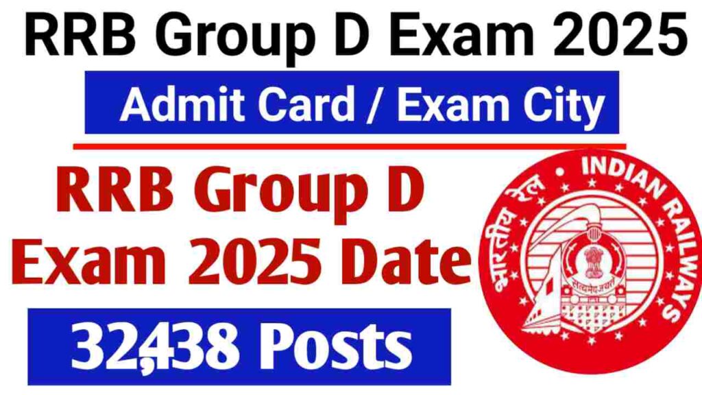 RRB Group D Exam Date 2025